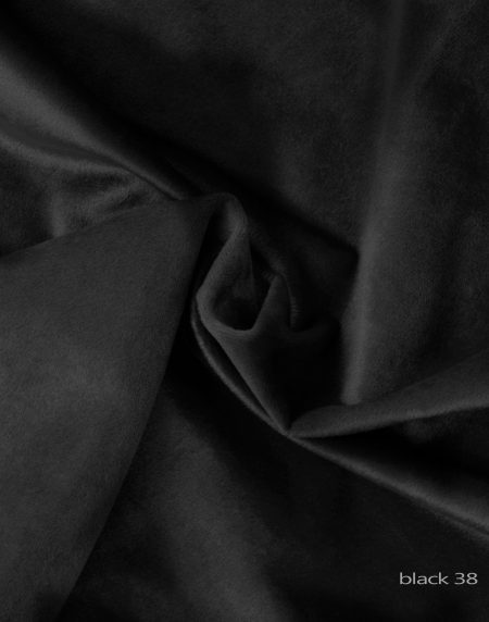 בד קטיפה איטלקית 3 מטר רוחב בצבע שחור