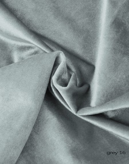 בד קטיפה איטלקית 3 מטר רוחב בצבע אפור בהיר