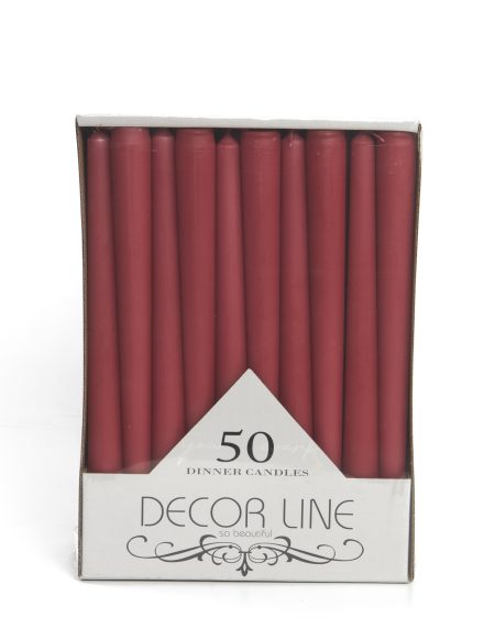 נר אצבע בצבע בורדו